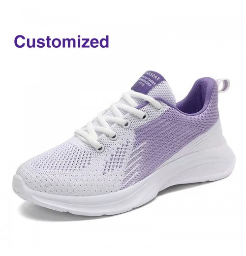 2024 New Design Sport Sneaker Breathable Mesh Upper White Green Soft Sole Custom Logo Large Size Tennis Casual Shoes Women 2024 New Design Sport Sneaker Breathable Mesh Upper White Green Soft Sole Custom Logo Large Size Tennis Casual Shoes Women