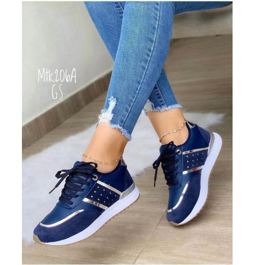 Womens Sneakers New European And American Plus Size Sports And Leisure Thick Soled Front Lace Up Fashionable Sports Single Shoes Womens Sneakers New European And American Plus Size Sports And Leisure Thick Soled Front Lace Up Fashionable Sports Single Shoes