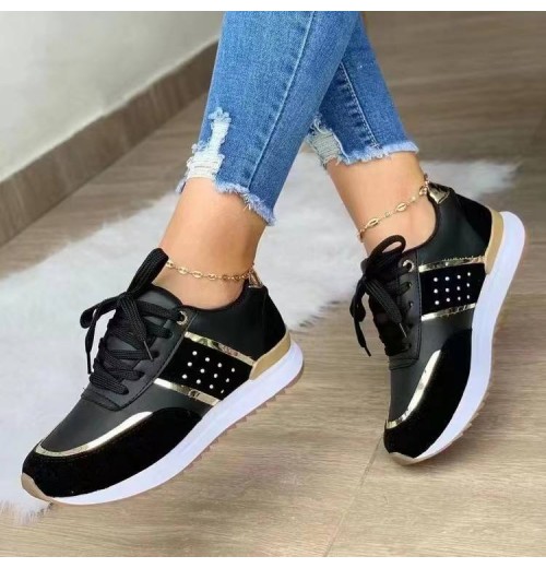 BUSY GIRL YH4736 shoes women sneakers for women and ladies sports shoes fashion white pu women's running flats casual shoes BUSY GIRL YH4736 shoes women sneakers for women and ladies sports shoes fashion white pu women's running flats casual shoes